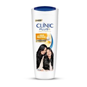 Clinic Plus Strength & Shine Shampoo with Egg Protein for Strength, Shine and Smoothness, 355 ml