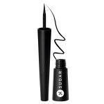 SUGAR Cosmetics Gloss Boss 24Hr Glossy Eyeliner Gel With Brush | Smudeproof & Waterproof - 01 Back In Black (Black Eyeliner) | 3Ml