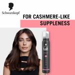 Schwarzkopf TAFT Power Hold 5 Hair Mousse, Lasts 24 Hours, Cashmere-Like Softness, With No Stickiness, Heat Protection, Silicone Free, Lightweight Styler To Controls Frizz
