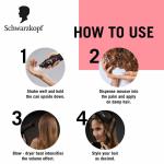 Schwarzkopf TAFT Power Hold 5 Hair Mousse, Lasts 24 Hours, Cashmere-Like Softness, With No Stickiness, Heat Protection, Silicone Free, Lightweight Styler To Controls Frizz