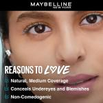 Maybelline New York Fit Me Concealer, Oil free Liquid Concealer conceals dark circles, redness, flaws, and blemishes. Fit Me Liquid Concealer suits oily