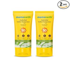 Mamaearth Vitamin C Daily Glow Sunscreen SPF 50 PA++++ (34.5g)